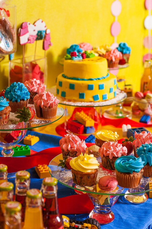 Candy Bar в стиле "Lego" от кейтеринговой службы "Bon Appetite"